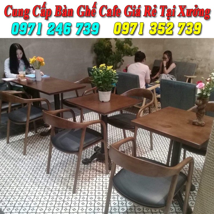 Ghế cà phê gỗ cao cấp giá rẻ