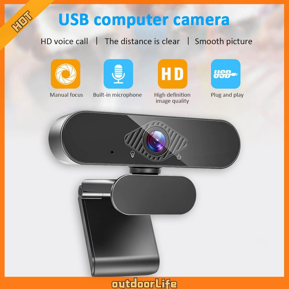 Webcam Kết Nối Usb 1080p Hd