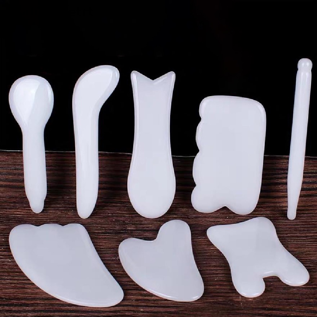 Miếng Đá Ngọc Bích Tự Nhiên Dùng Mát Xa Chăm Sóc Da Mặt Và Cơ Thể