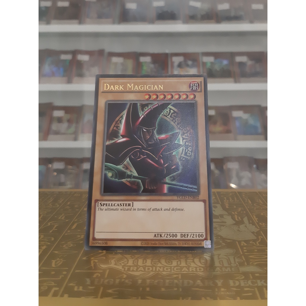 Thẻ Bài YugiOh! Mã YGLD-ENB02 - Dark Magician  - Ultra Rare - Unlimited