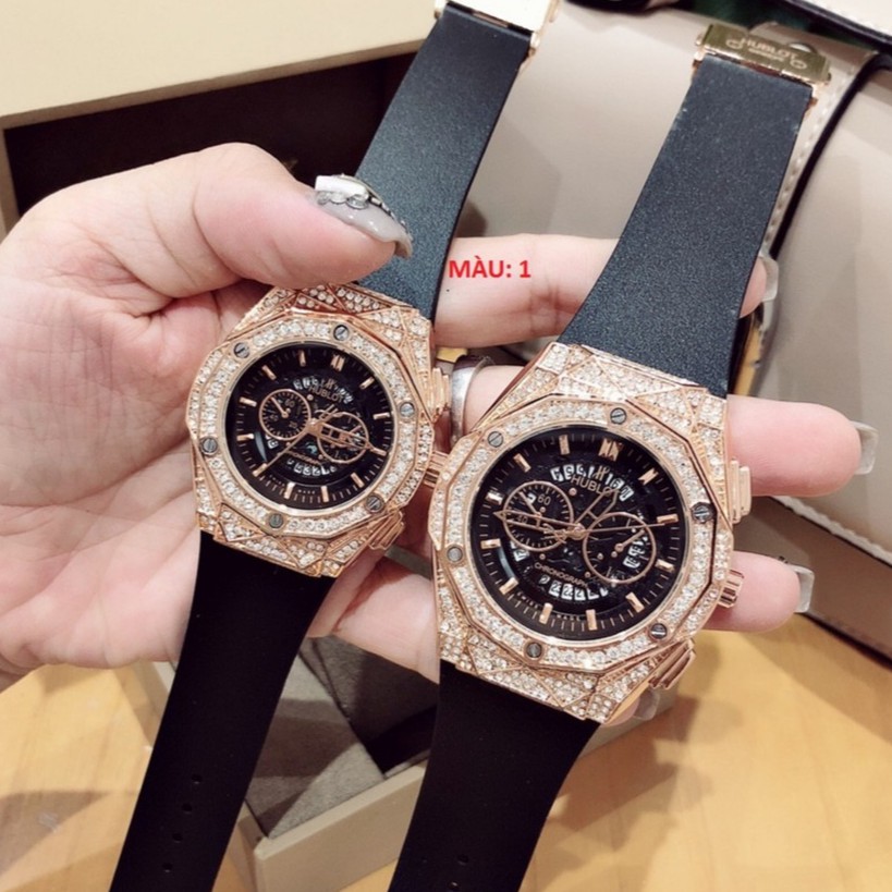 Đồng hồ Nam (Nữ) Hublot dây hương vani HB HBL1102, tinh tế và hoàn mỹ