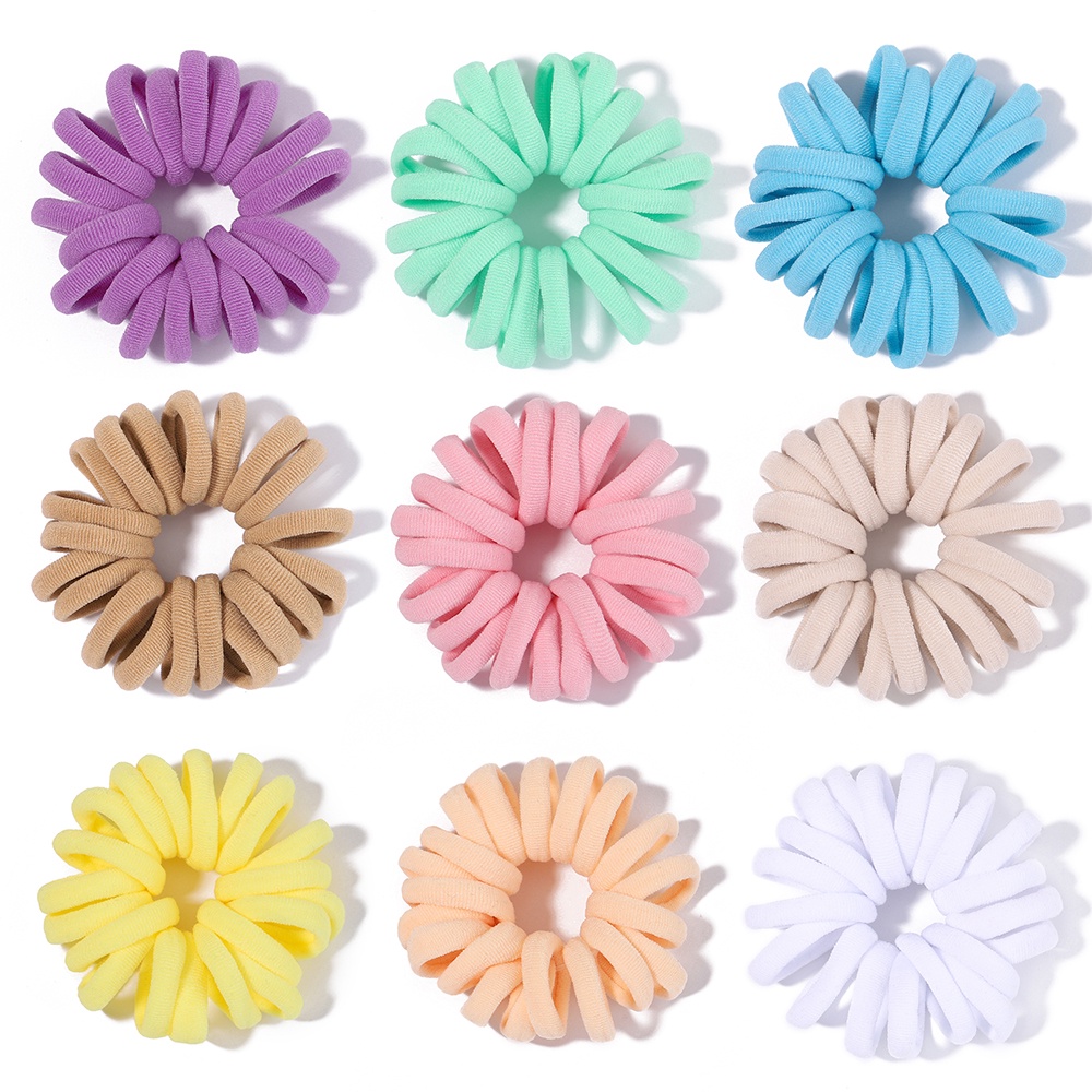 Bộ 5 dây buộc tóc KIDSBOWS chất liệu nylon co giãn nhiều màu sắc cho bé gái
