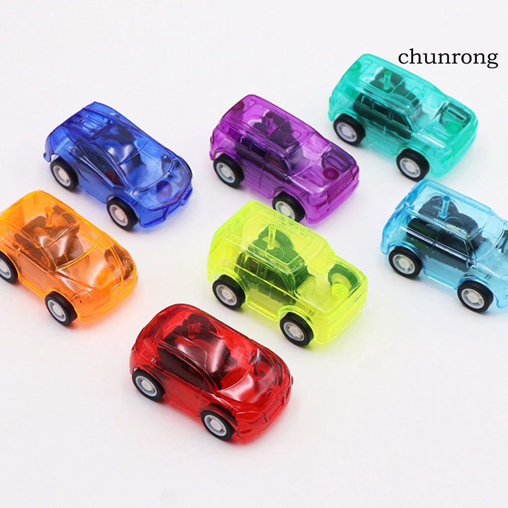 Cr Mô Hình Xe Hơi Đồ Chơi Mini Bằng Nhựa Trong Suốt Dễ Thương Cho Bé