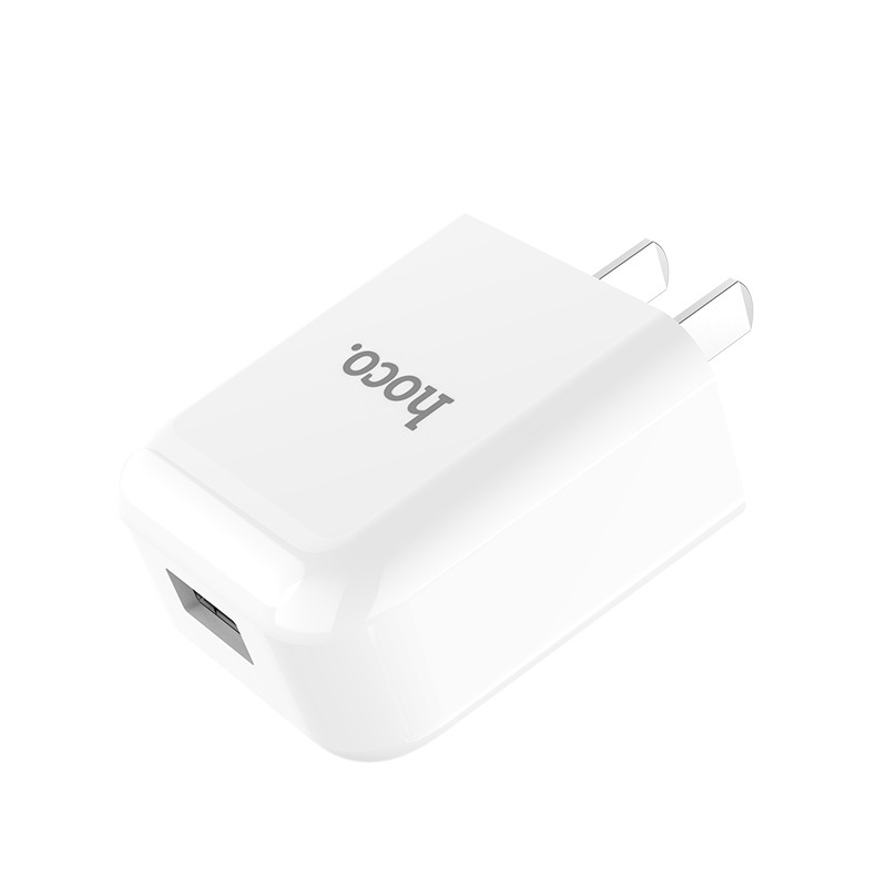 Bộ cốc sạc và cáp sạc Hoco C49 cổng Lightning / MicroUSB / Type-C Output max 2A (Trắng) - Hãng phân phốI