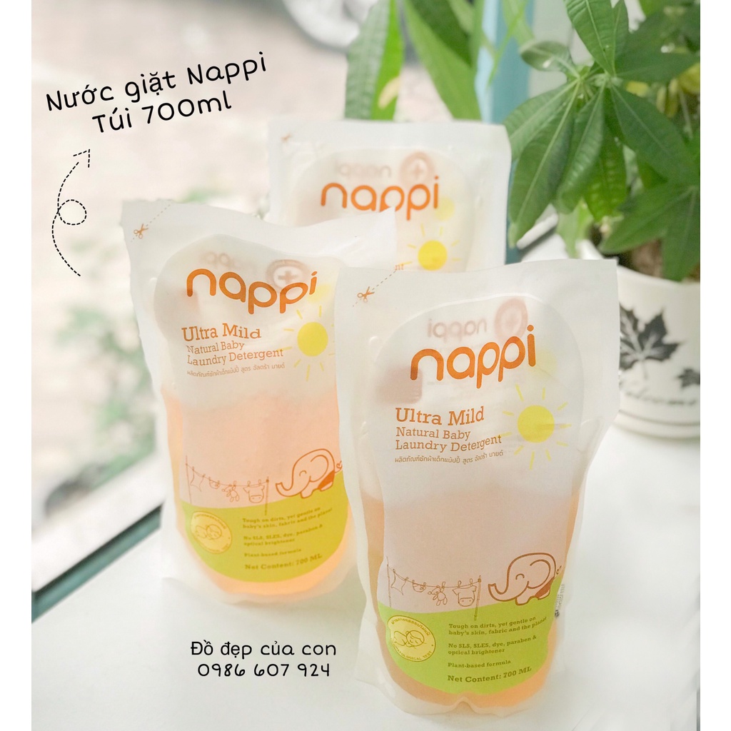 Nước giặt dầu cọ Nappi túi 700ml