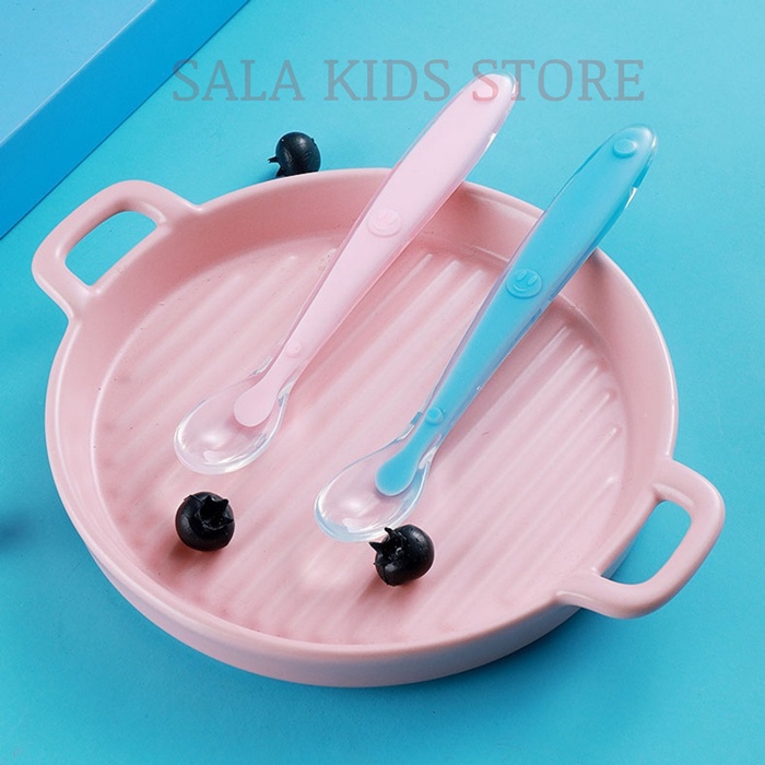 Thìa Ăn Dặm, Muỗng Silicon Ăn Dặm Tập Ăn Tập Xúc Cho Bé SALA KIDS STORE Loại 1 Tiện Lợi Dễ Thương