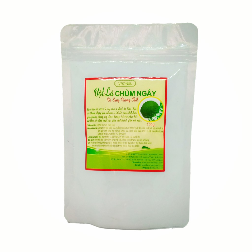 Bột Lá Chùm Ngây 100g/gói