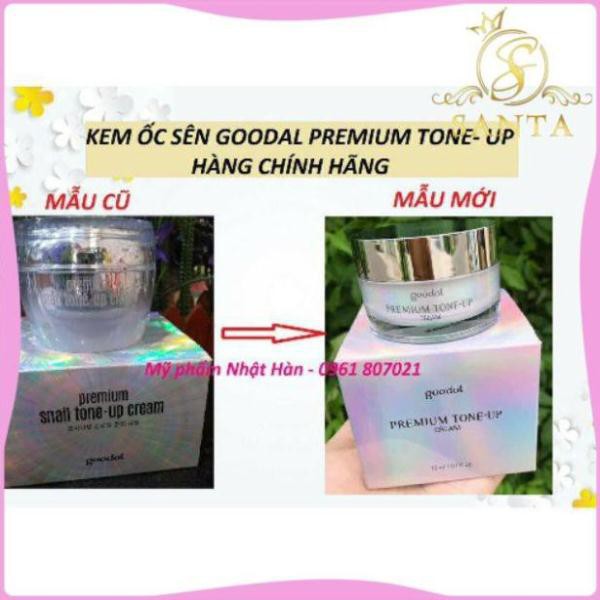 [CHÍNH HÃNG] Kem Ốc Sên Dưỡng Trắng Goodal Premium Snail Tone Up Cream 30ml (Mẫu Mới 2020)