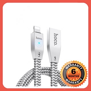Hoco U11-Cáp sạc tự ngắt [1m2] có đèn cho iPhone/iPad