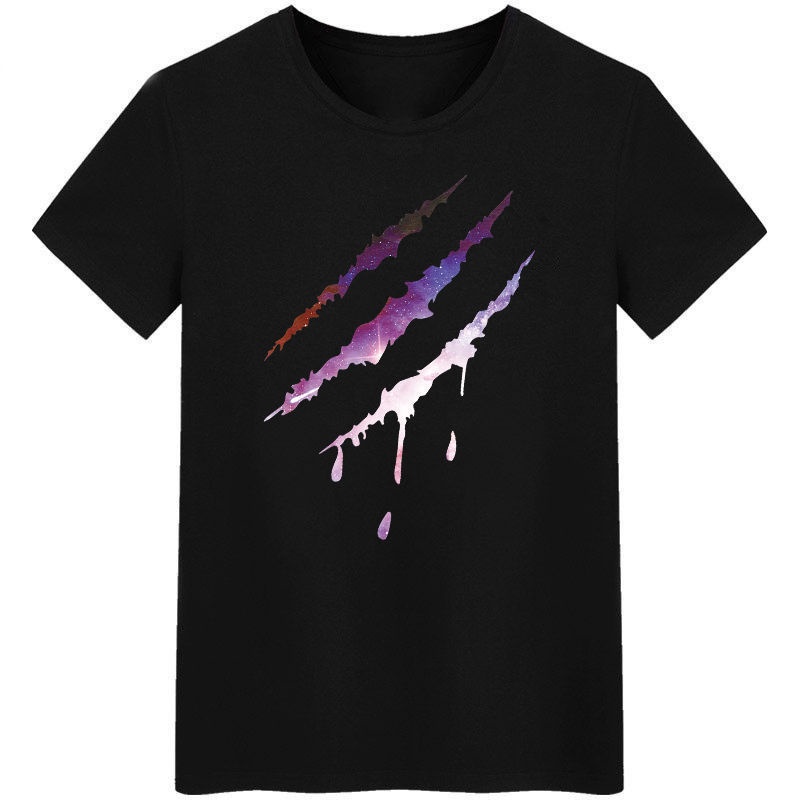 Áo thun tay ngắn cổ tròn plus size phong cách Hàn Quốc thời trang mùa hè cho nam