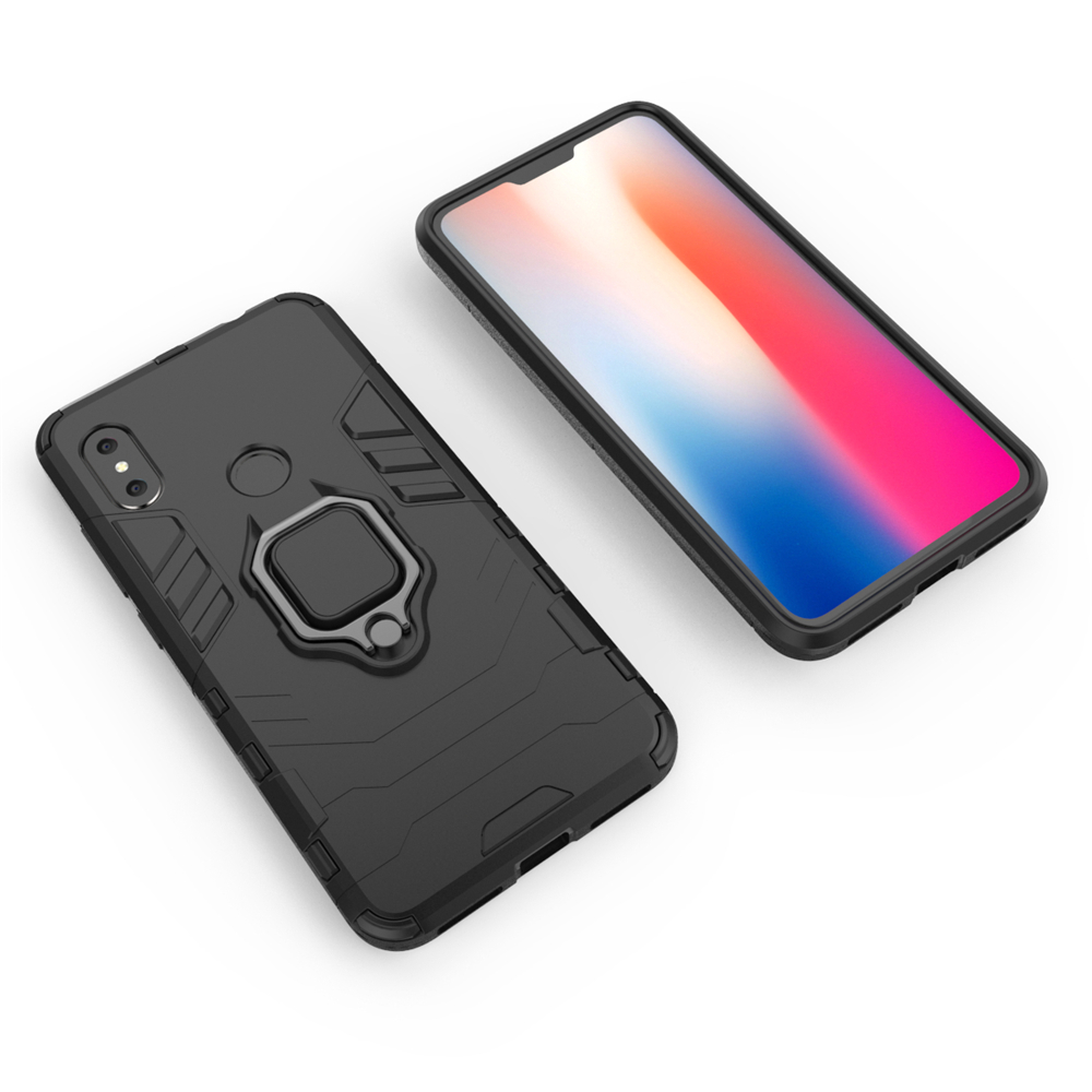 Ốp điện thoại NECCXT bằng nhựa cứng chống sốc có nhẫn đỡ 03ZG cho Xiaomi Redmi Note 5 6 Pro Redmi 5 6 Note 4 4X