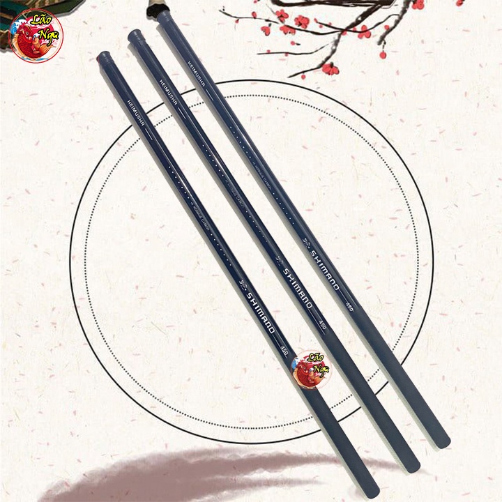 Cần Câu Tay SHIMANO Cacbon Cao Cấp - GIÁ SIÊU RẺ do Lão Ngư Phân Phối Chính Hãng Đủ size 2m7-3m6-4m5-5m4-6m3