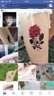 Combo [KHỦNG] sét hình xăm cho cả nam nữ