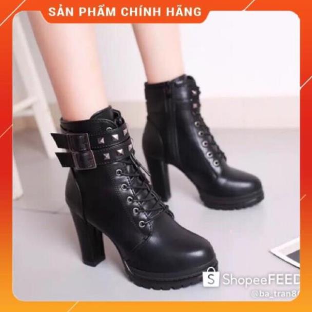 SALE. Giầy Boot nữ nạm đinh QC cao 10cm.Sz:35-40 -sp1