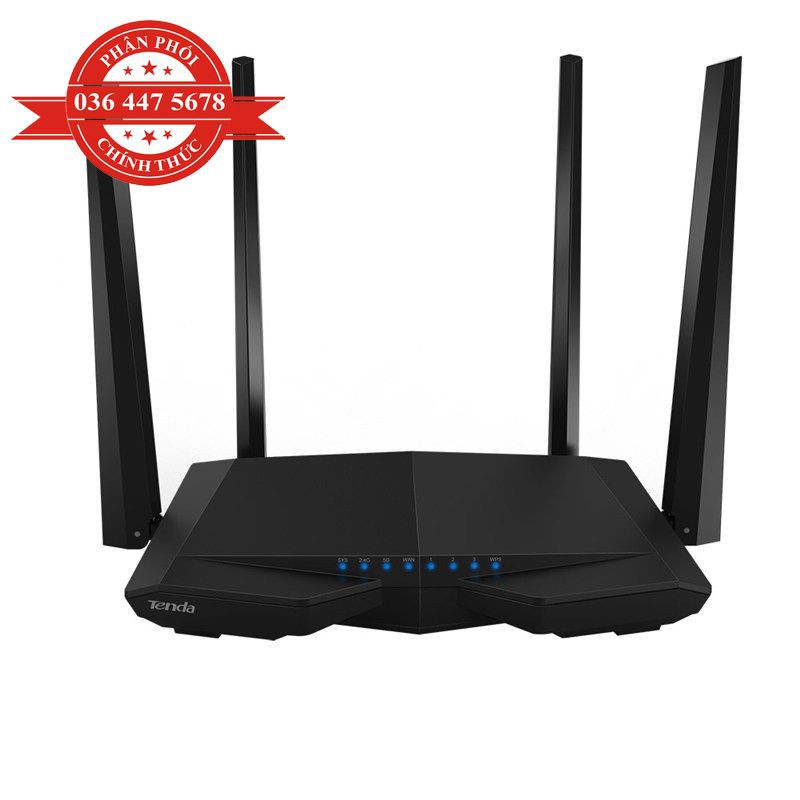 Bộ Phát Wifi Tenda AC6 4 râu Băng Tần Kép 1200 xuyên tường - Hàng Chính Hãng | BigBuy360 - bigbuy360.vn