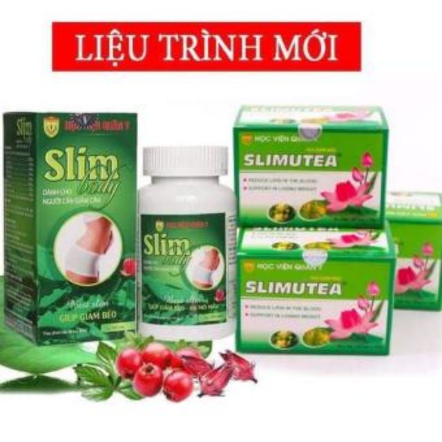 Liệu trình giảm cân mới 1 slimbody + 3 trà slimutea | BigBuy360 - bigbuy360.vn
