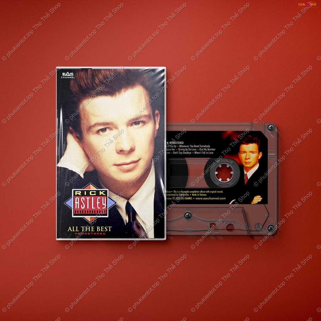 Băng cassette tape Rick Astley - All The Best (REMASTERED) 2022 - BASF/EMTEC