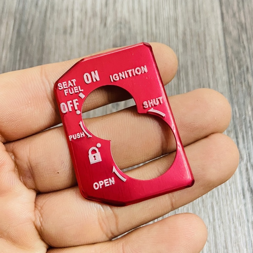 Dán ổ khóa, ốp mặt ổ khóa nhôm sử dụng cho WINNER X, VARIO, CLICK THÁI Ổ KHÓA CƠ