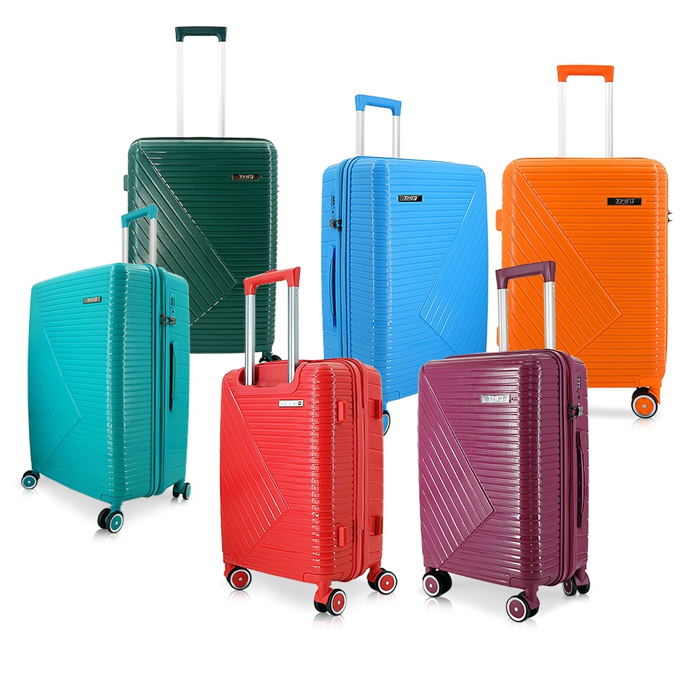 Vali nhựa chống bể cao cấp TRIP PP108 size 20inch, xách tay lên máy bay, khóa TSA, nhựa PP, bảo hành 5 năm chính hãng