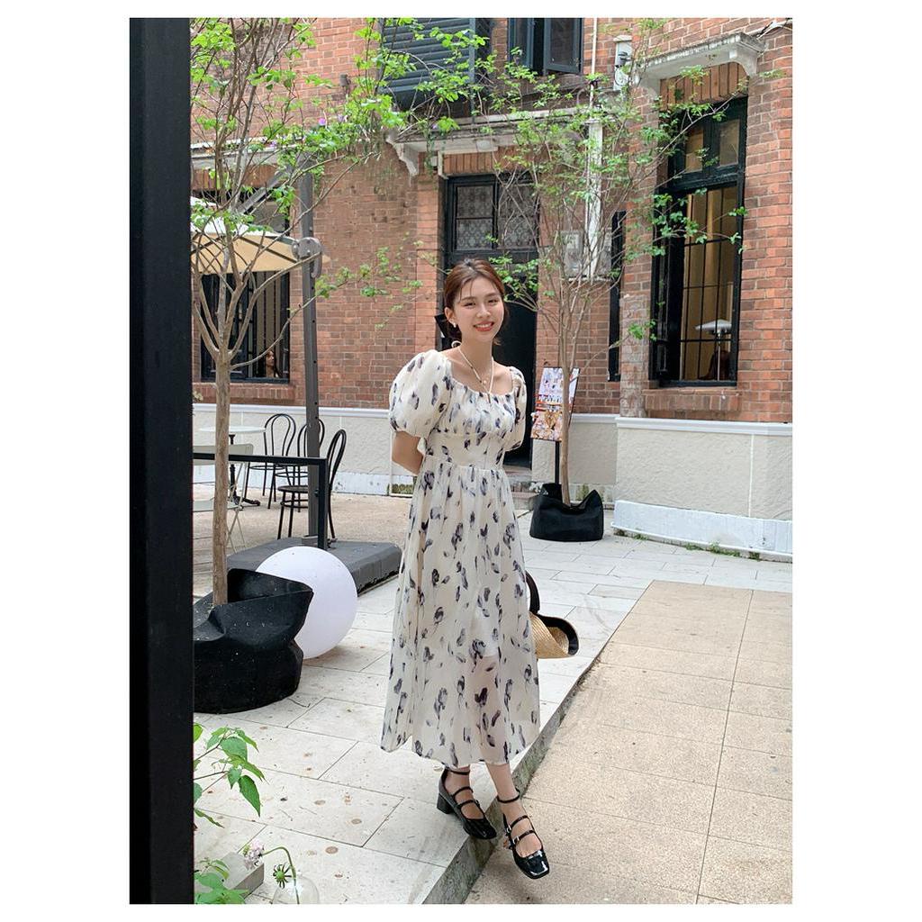 Đầm Hoa Phong Cách Pháp Thanh Lịch Mùa Hè Kiểu Mới 62432