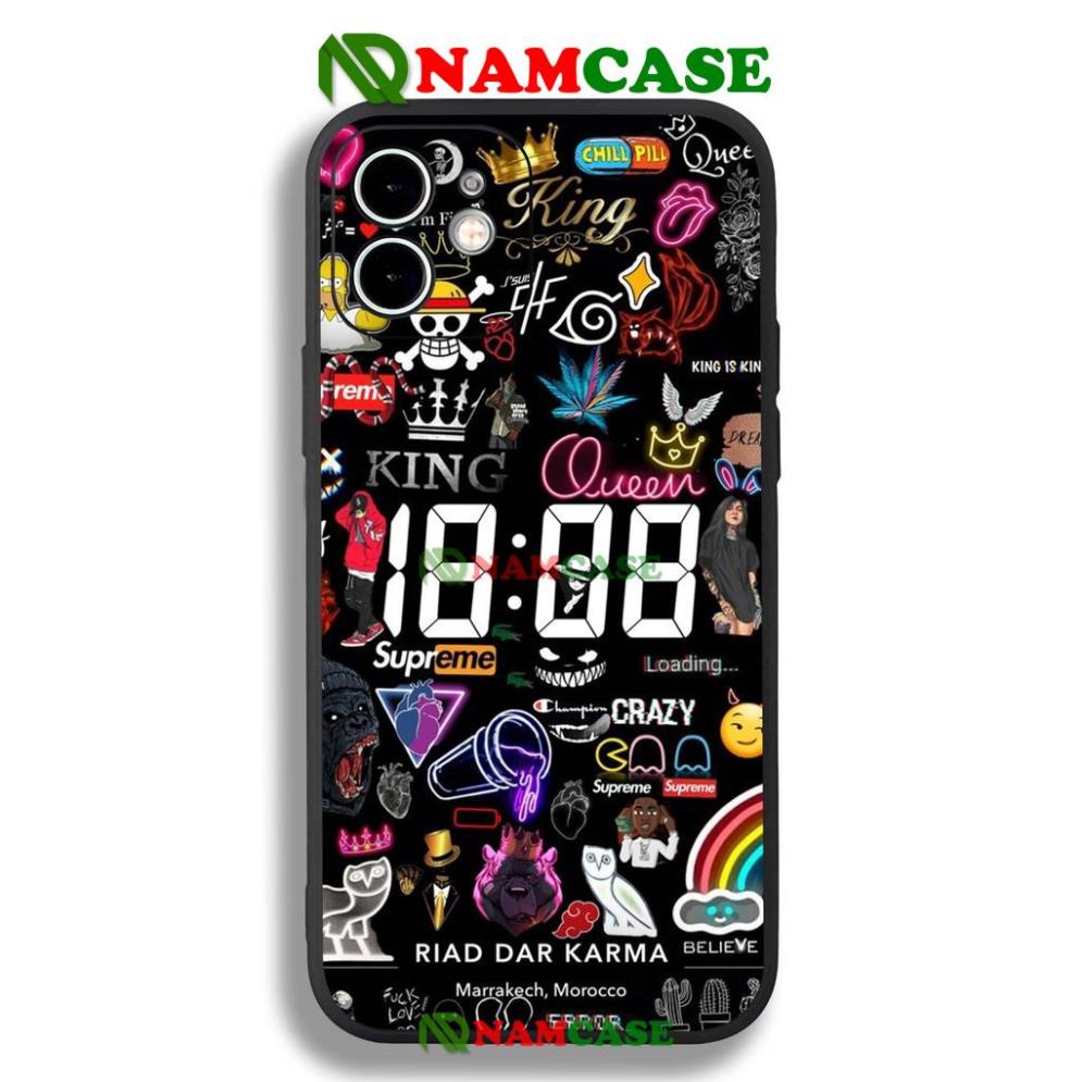 Ốp lưng iPhone cạnh viền vuông silicon mềm dẻo cho iphone 6/6s/7/8/X/XS/XR/11/12/13 Pro Plus Max cute dễ thương đẹp