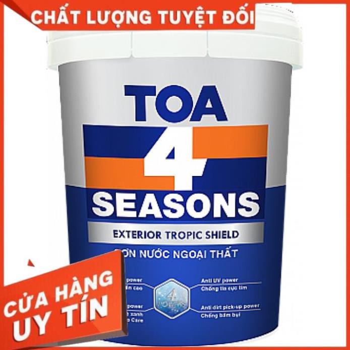 Sơn Nước Ngoại Thất [Xả Kho] TOA 4 Seasons Exterior Tropic Shield (Sơn Phủ Ngoại Thất)