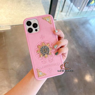 Ốp Lưng iPhone - Ốp iPhone Chrome Hearts Trắng Hồng