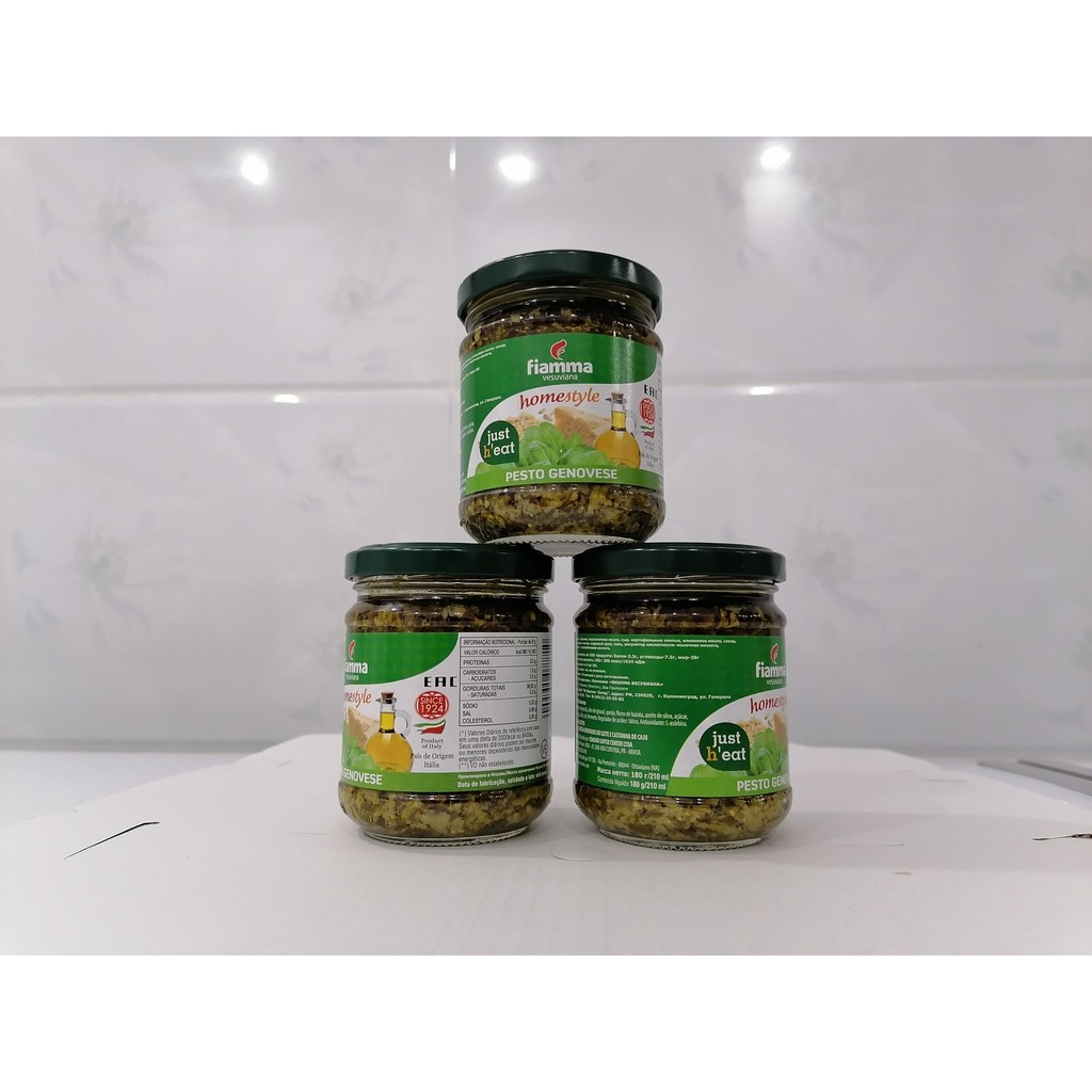 Sốt Mì Ý Fiamma Pesto Genovese Sauce 180gr