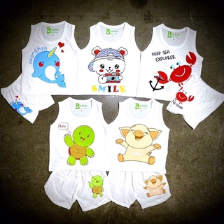 Đồ bộ cho bé ba lỗ đùi hiệu bosbibi size 5-23kg