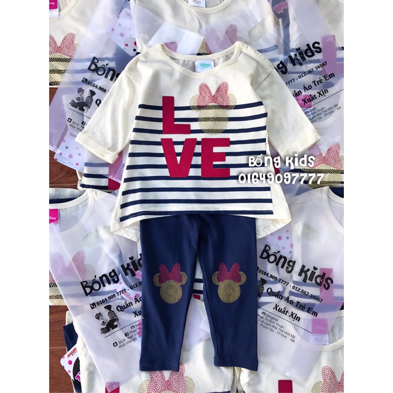 Bộ Bé Gái Love Minnie