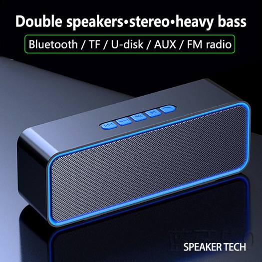 Loa Bluetooth SC211 Mini Nghe Nhạc Không Dây Nhỏ Gọn Đa Năng Dùng Được Usb Thẻ Nhớ