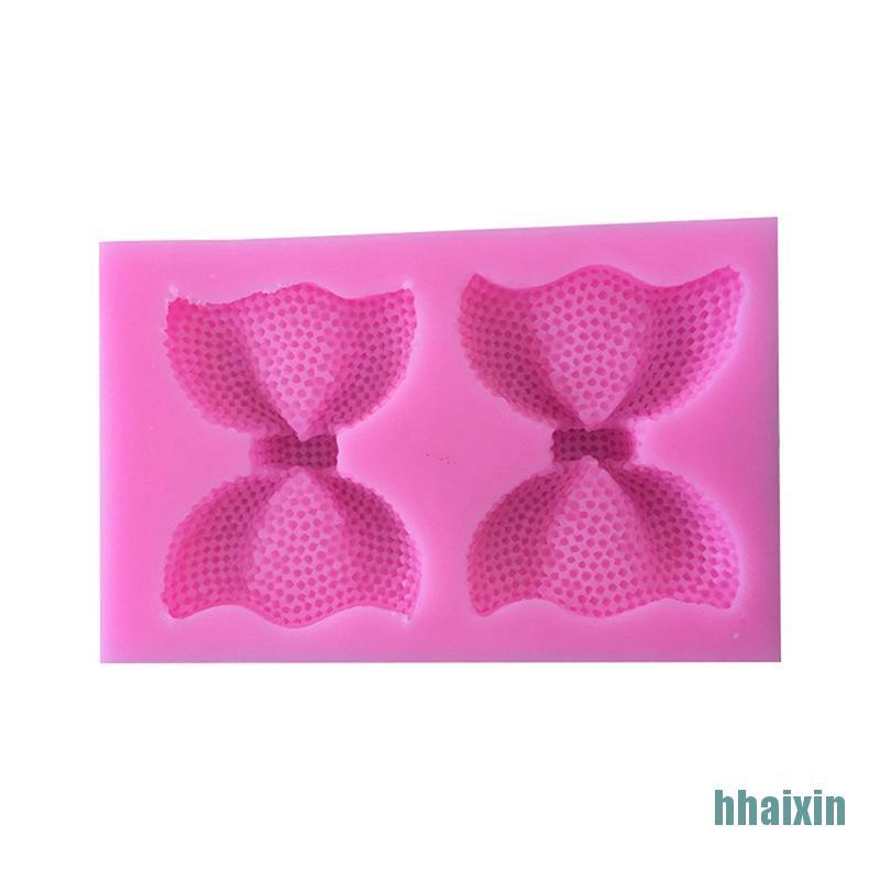 Khuôn Silicone Tạo Hình Trang Trí Bánh Kem Hình Nơ