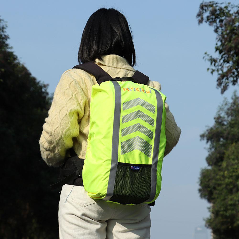Vỏ Bọc Balo Chống Mưa Có Dây Đeo Phản Quang Chống Bụi Cho Đạp Xe / Chạy Bộ