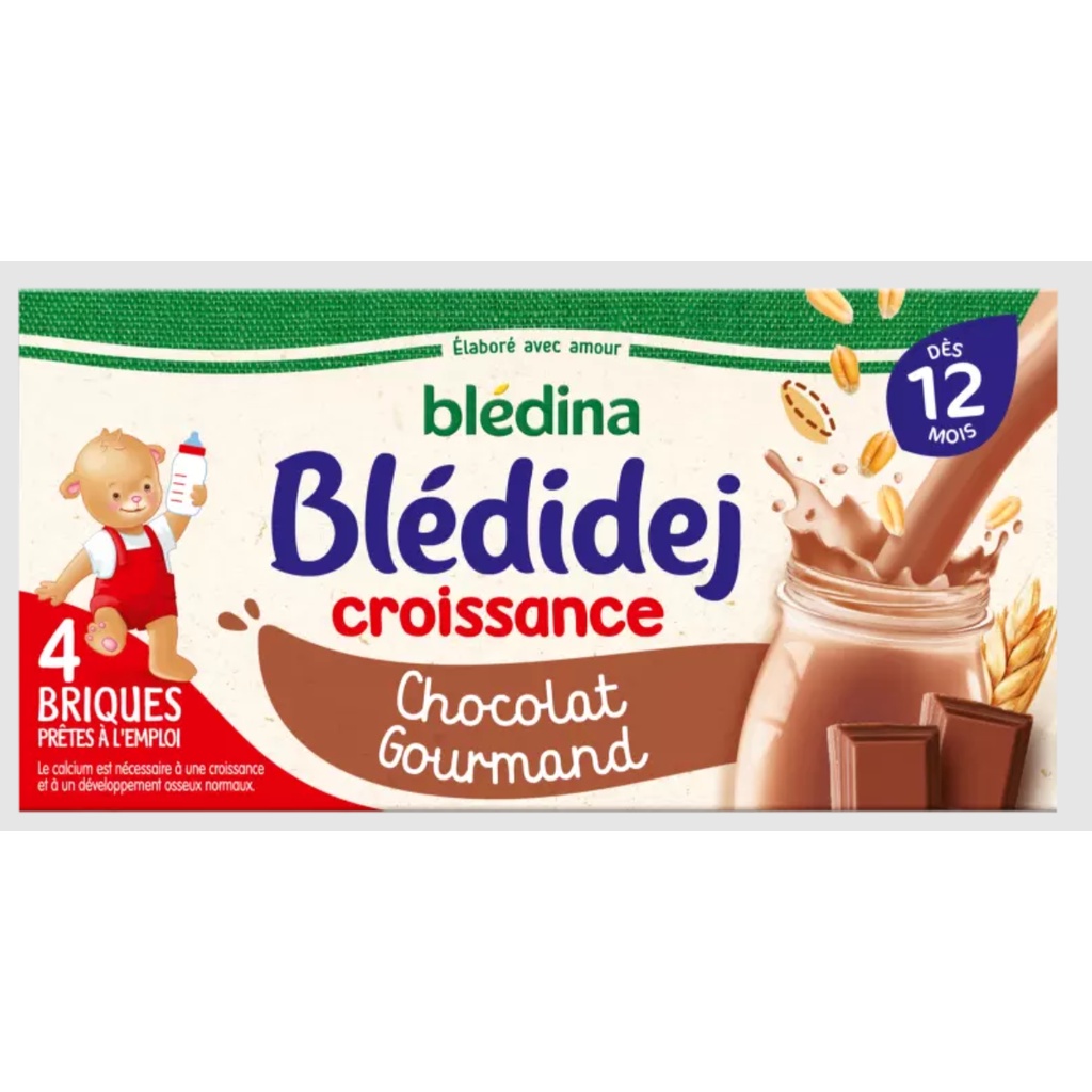 Sữa nước Bledina hàng air Pháp 100% date mới nhất lốc 4 hộp 250ml
