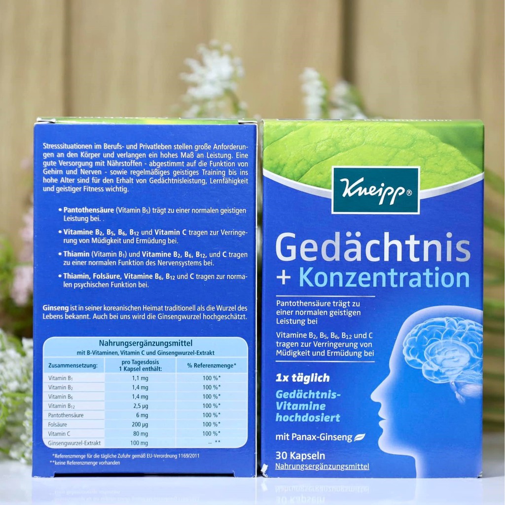 Bill kèm Gedachtinis kneipp hàng Đức | BigBuy360 - bigbuy360.vn