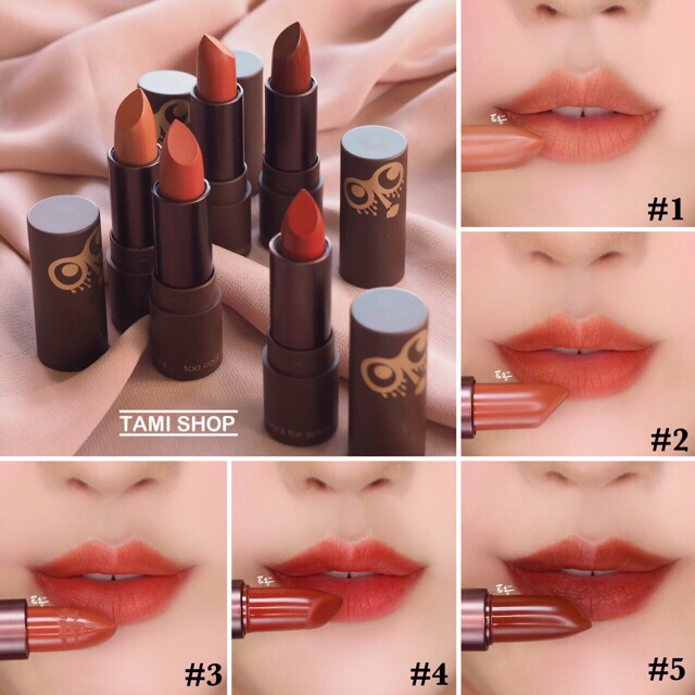 Son TOO COOL FOR SCHOOL GLAM ROCK HUSH BROWN VELVET MATTE LIPSTICK | BigBuy360 - bigbuy360.vn