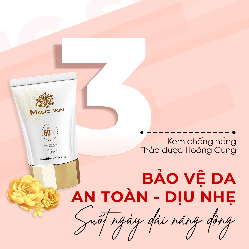 KEM CHỐNG NẮNG MagicSkin Royal Sunblock Cream | 50ml SPF 50+ MỚI