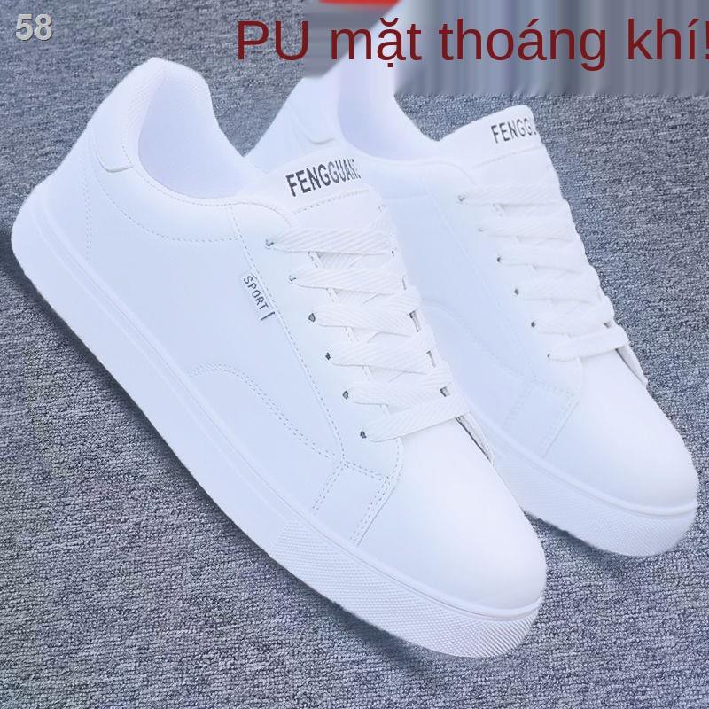 Giày trắng nam xu hướng mùa hè thông thường thoáng khí của đỏ lưới mới thể thao hàn quốcY