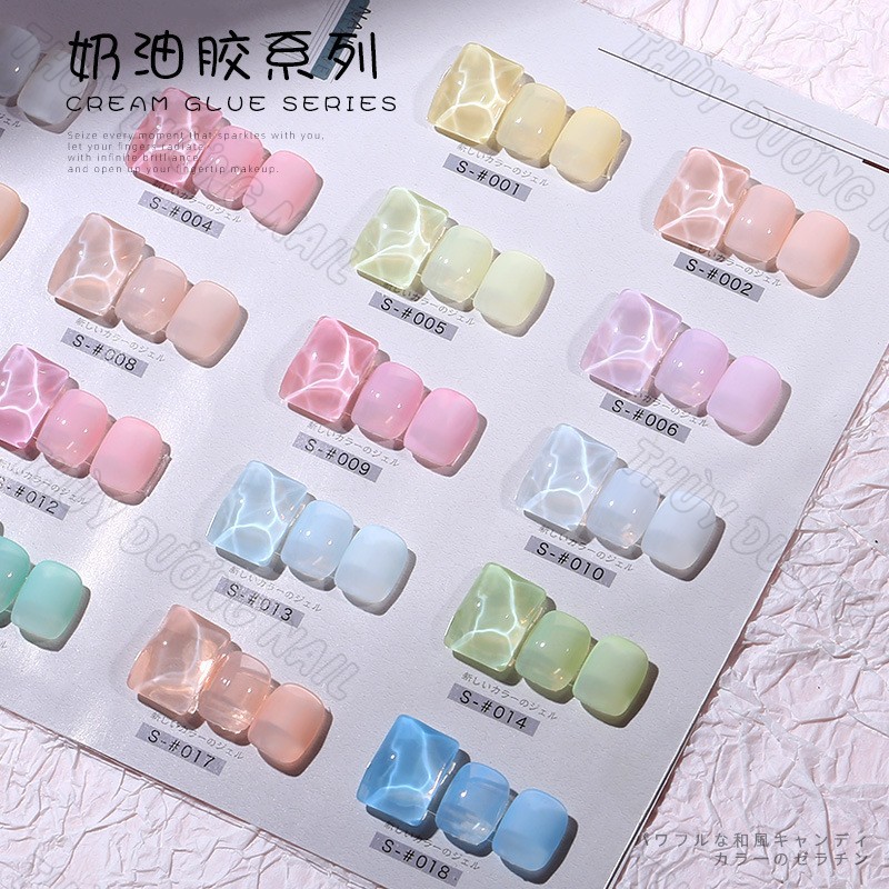 Sơn gel Elise cao cấp chính hãng mã NY (sơn thạch Pastel) 15ml