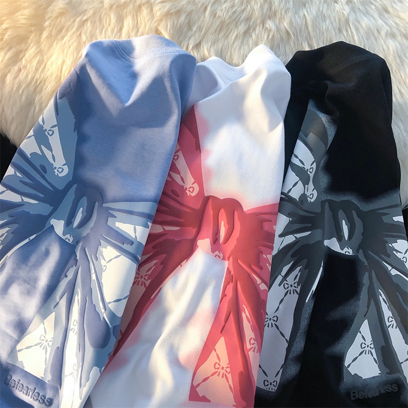 SUXI Áo Thun Tay Ngắn Cổ Tròn Dáng Rộng Thời Trang Mùa Hè Dễ Phối Đồ Cho Nữ