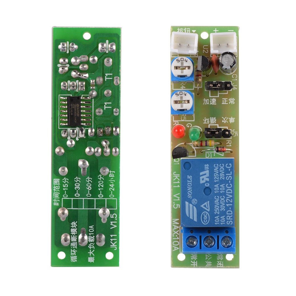 Mô Đun Rơ Le Thời Gian Dc 5V 12V 24V 15 Phút 60 Phút Chuyên Dụng