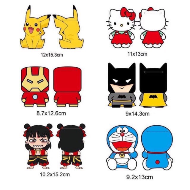 Lẻ BAO LÌ XÌ 2023 mẫu mới HOẠT HÌNH anime chibi dễ thương