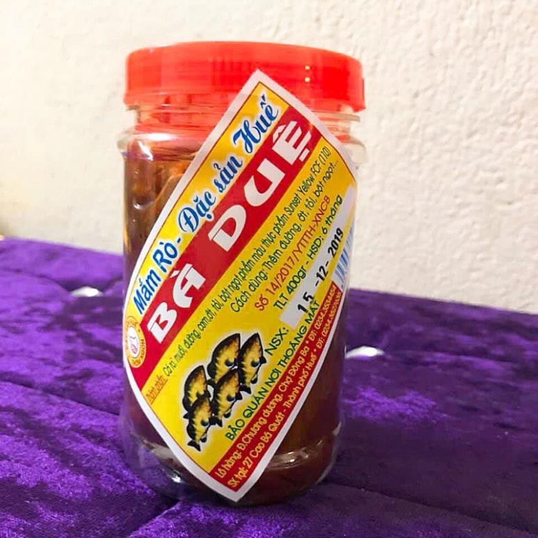 Hàng date mới Mắm rò Bà Duệ Huế ( mắm cá) 400gram_Đặc Sản Huế