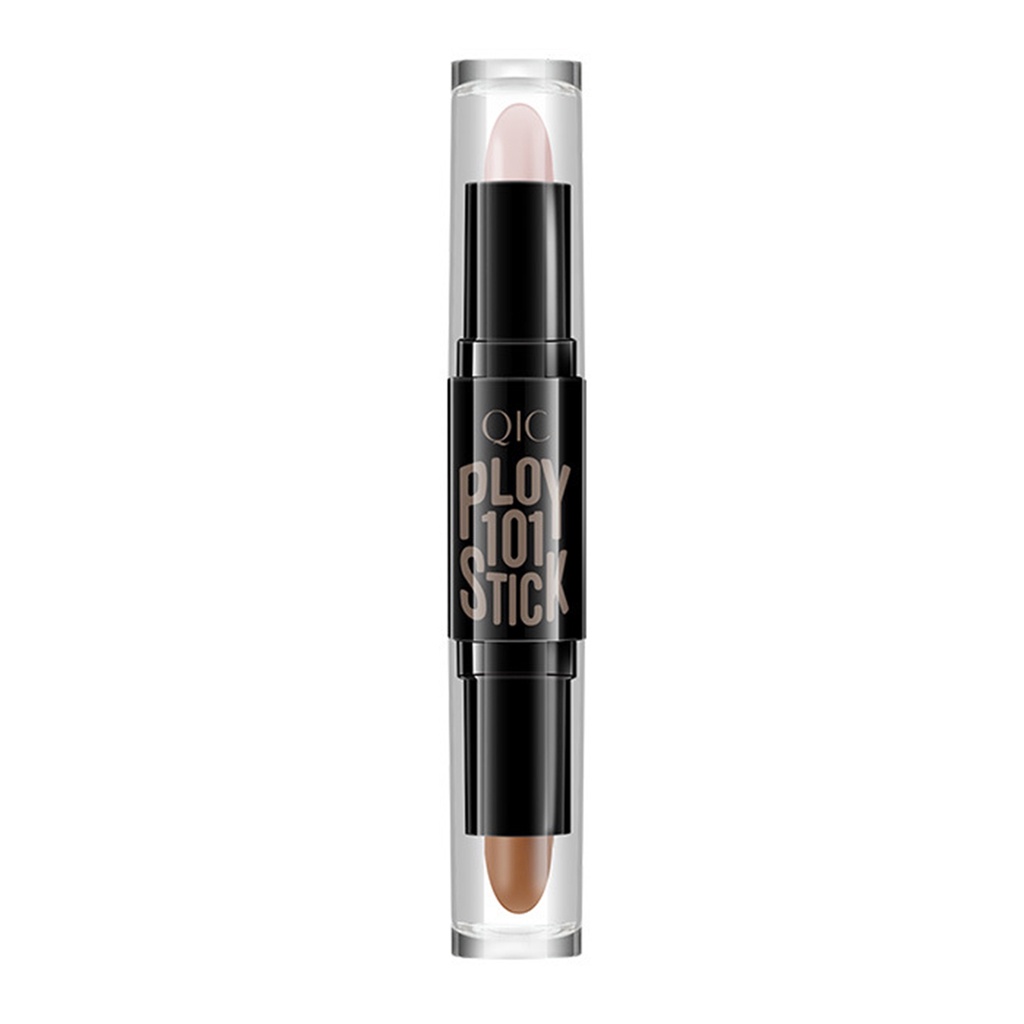 <littlebeare> 5.6g Concealer Stick Dual-head Natural Synthetic Contour Brightening Wonder Pen for Party