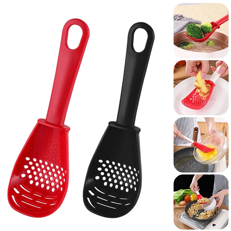 Dụng Cụ Muỗng Xúc Khoai Tây Đa Chức Năng Có Lỗ Treo Chịu Nhiệt Mới Cho Nhà Bếp