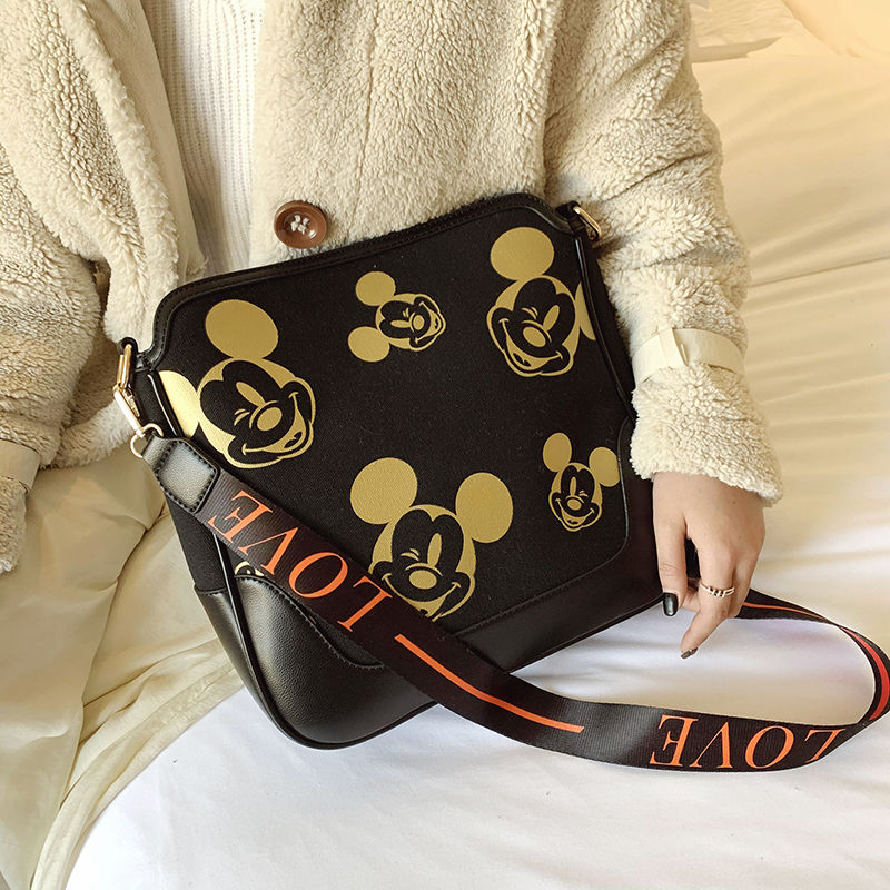 Mickey Fabric New Shoulder BagIns Large Capacity Women's Shoulder Bag Mickey Bag Messenger