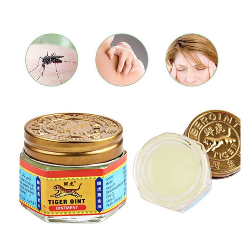 Dầu Cù Là Con Hổ Thái Lan Tiger Balm  - Giảm Sưng, Lưu Thông Máu, Giảm Ngứa Muỗi Đốt - Dầu Cù Là Con Cọp