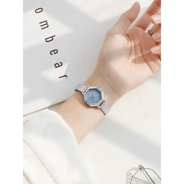 Đồng hồ kimio nữ bát giác kiểu dáng vintage