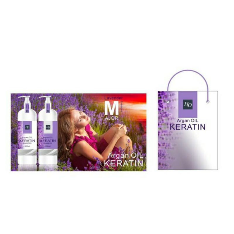 Dầu Gội Xả ARGAN OIL KERATIN PLUS LAVENDER Hàn Quốc | BigBuy360 - bigbuy360.vn