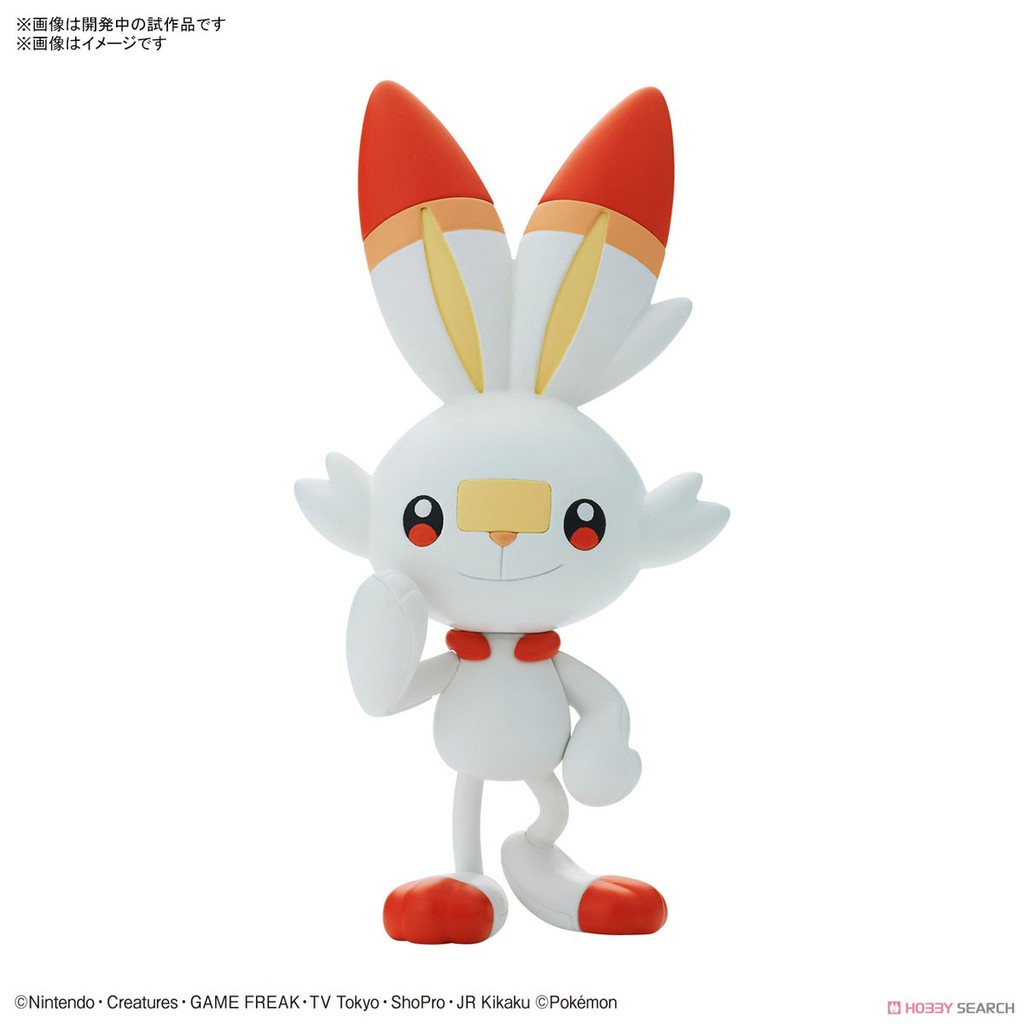 Mô Hình Lắp Ráp Pokemon SCORBUNNY Collection Quick 05 Pokepla Figure Rise Standard Đồ Chơi Anime Nhật